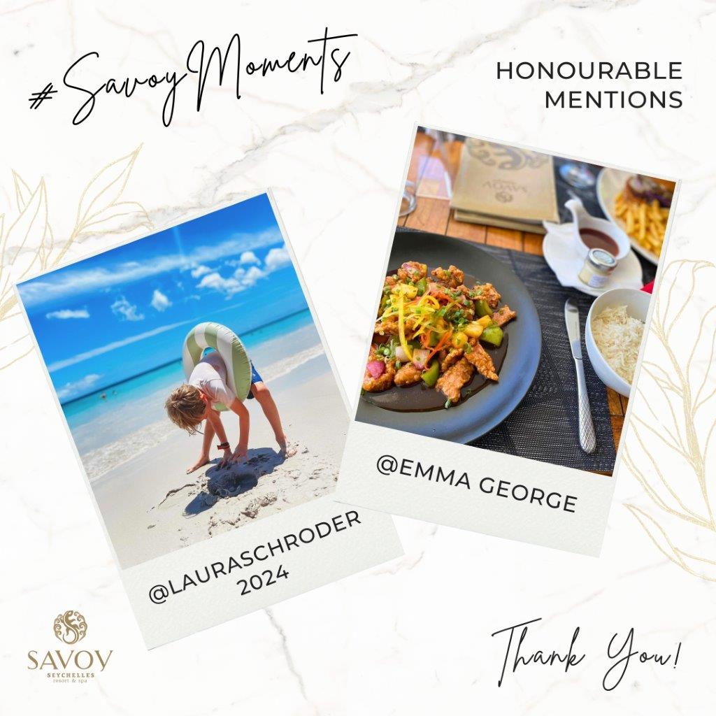 Celebrating Our First #SavoyMoments Winner Celebrating Our First #SavoyMoments Winner