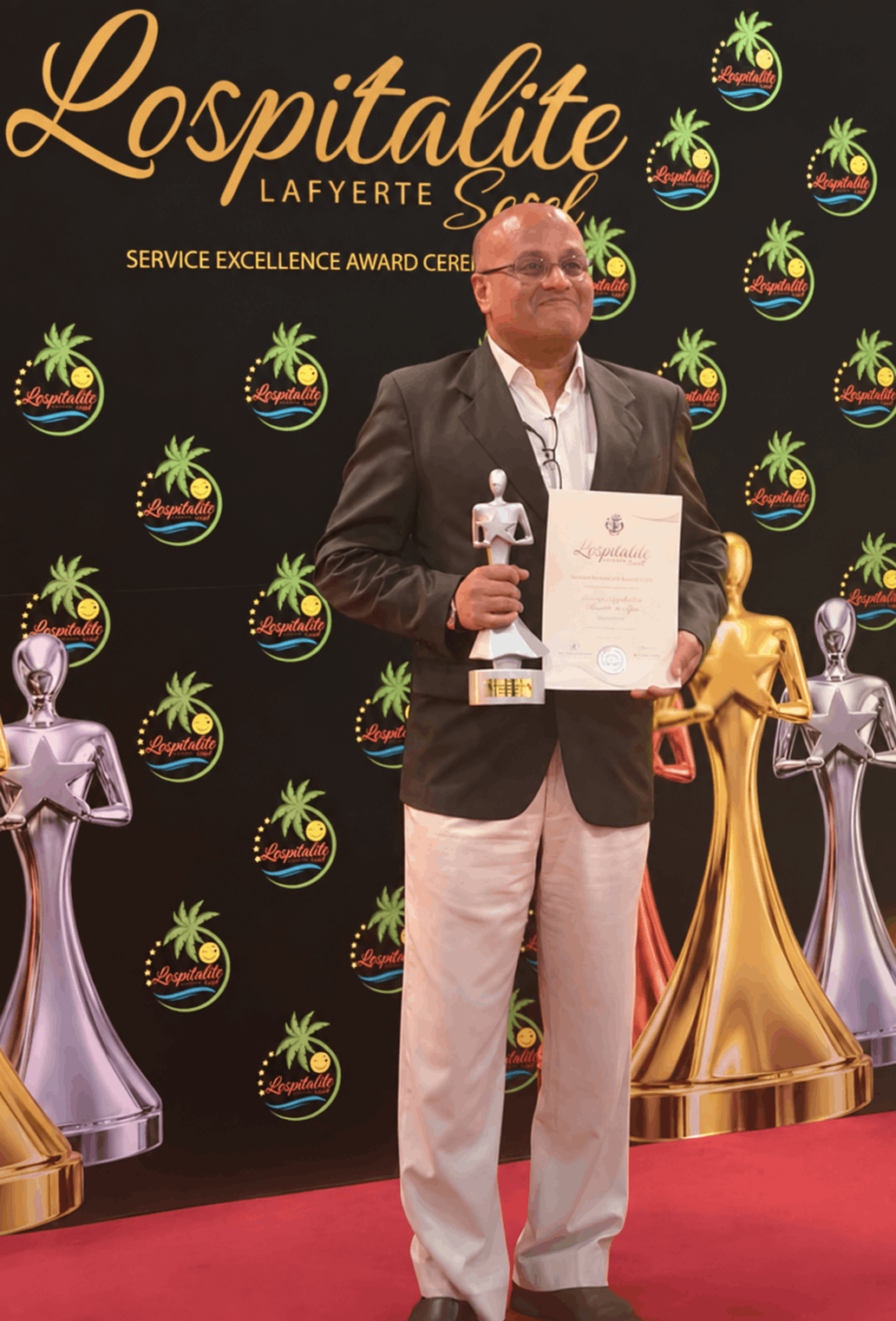 Lospitalite Lafyerte Sesel Service Excellence Award