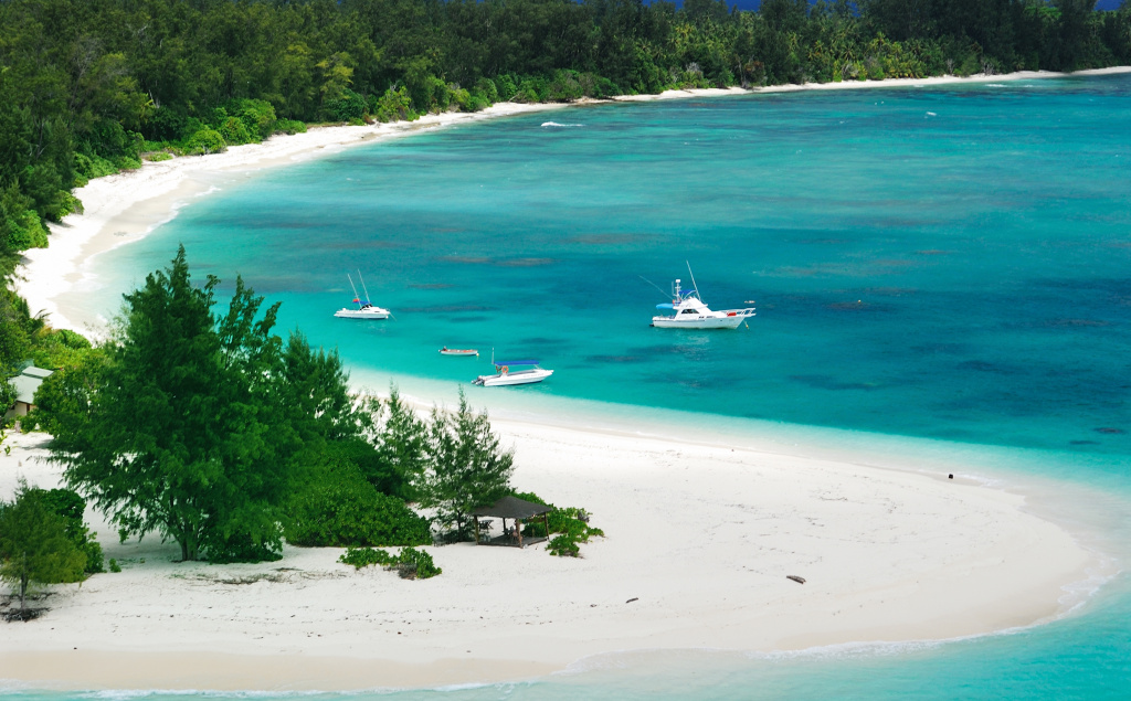 Seychelles tropical islands