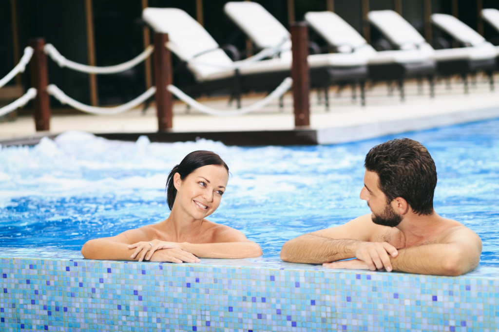 Seychelles swimming pool